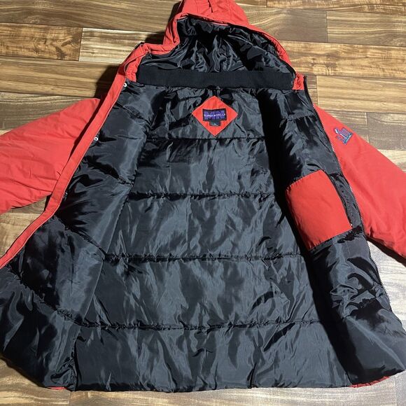 Official Licensed Super Bowl LII Security Puffer Down Jacket Red Mens Size XL - Picture 7 of 13